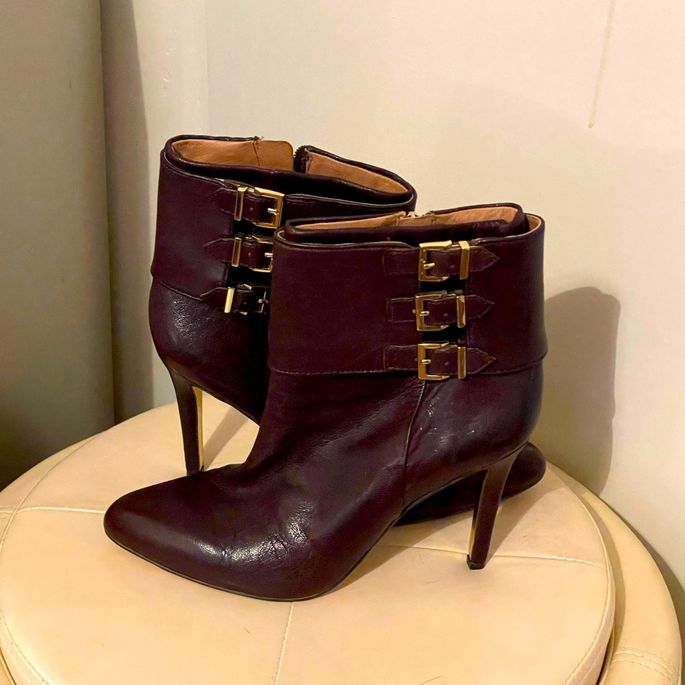 Like New! Louise Et Cie Buckle Ankle Boots Size 9.5